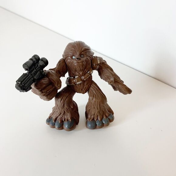 Star Wars Galactic Heroes Figures Lot Chebacca Darth Vader Battle Droid Boba - Picture 8 of 9